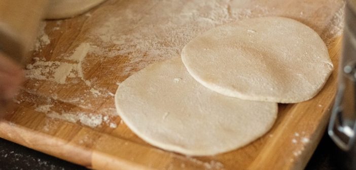 homemade flour tortillas